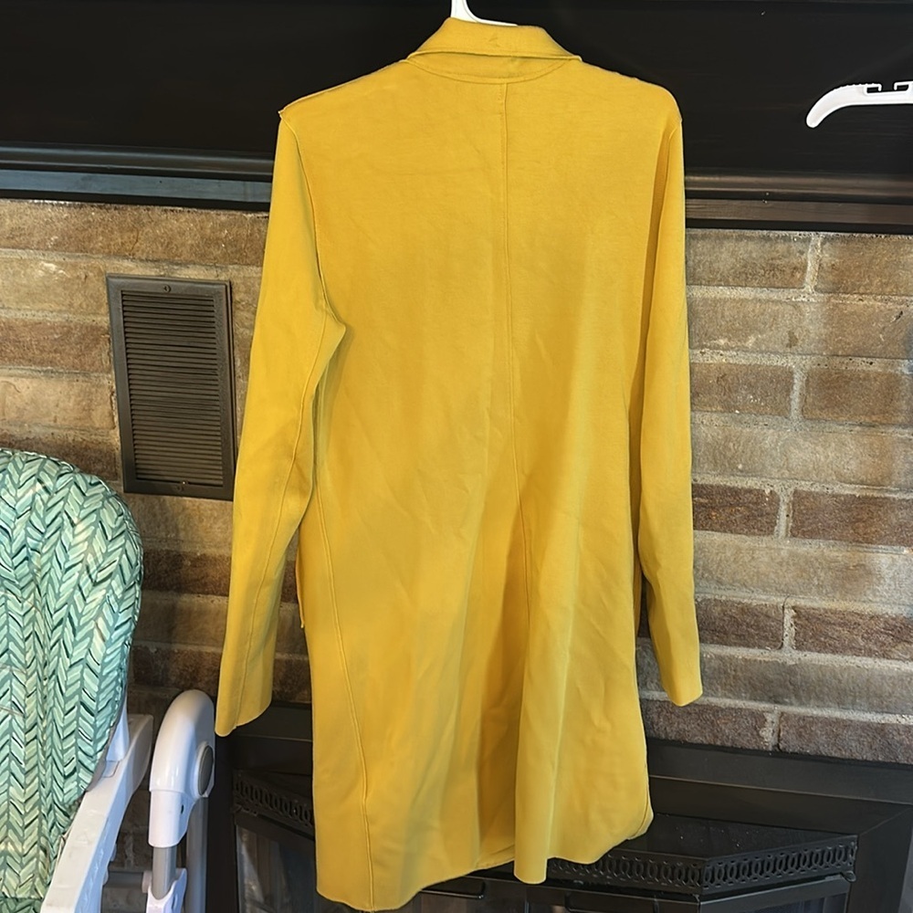 Carolina Belle Faux Suede Blazer, mustard Yellow, S, NWOT - Picture 6 of 7